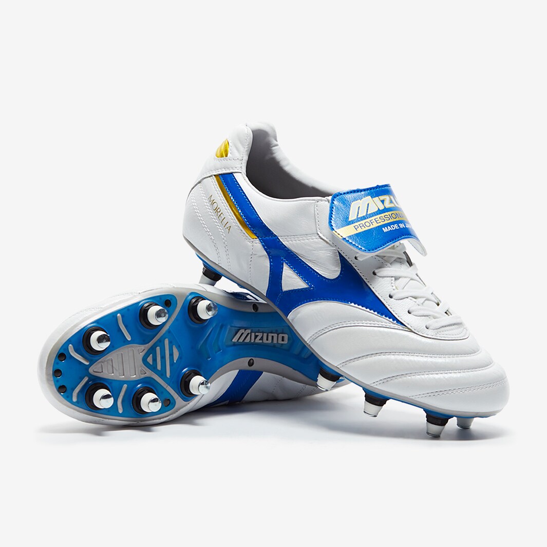 Mizuno Morelia II Made in Japan SI SG - White/Wave Cup Blue